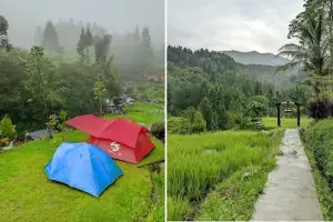 Nusantara camp adalah tempat camping di Cidahu yang lokasinya tidak jauh dari pintu tol Bocimi (Sumber : Gmaps/Nusantara camp)