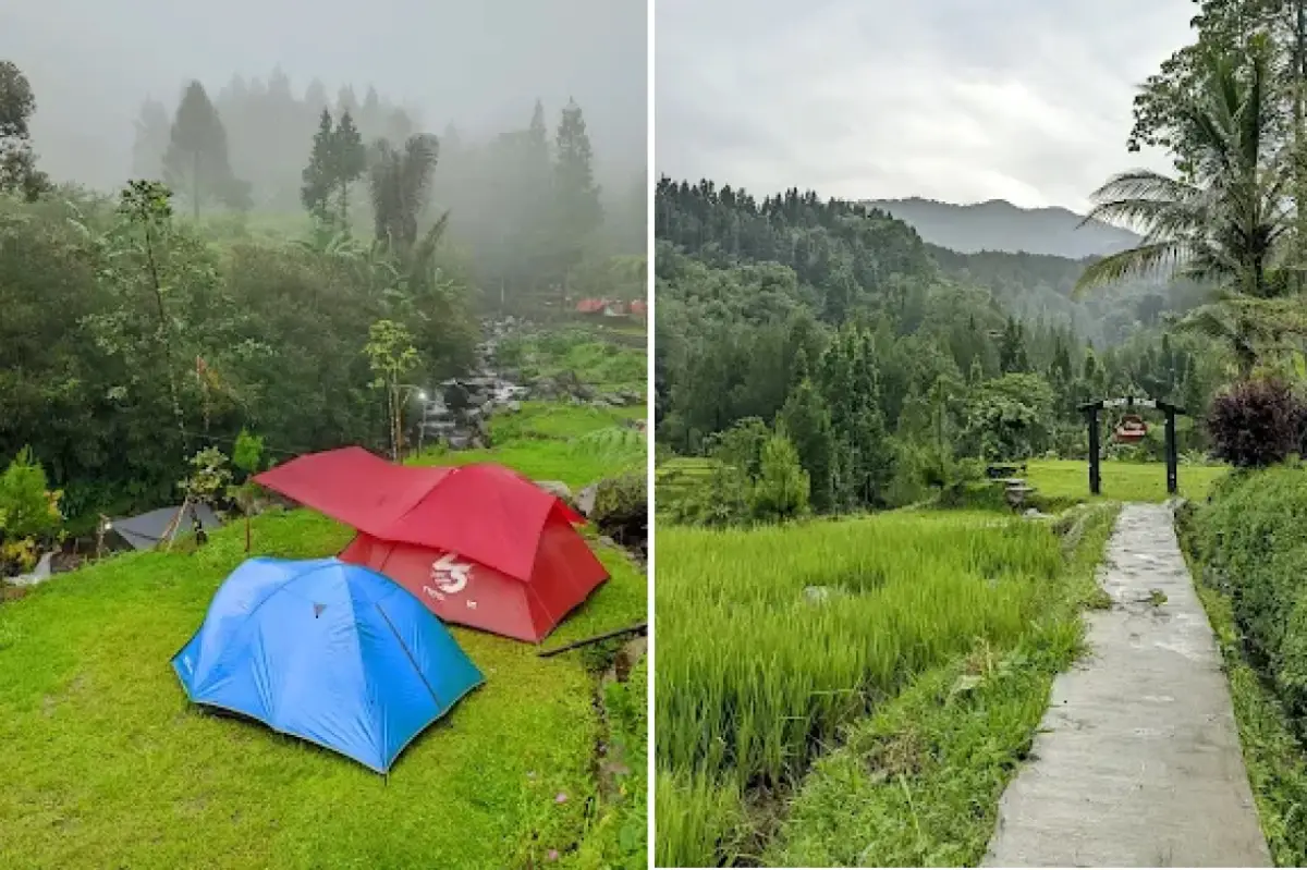 Riverside Camp Ini Dekat dengan 3 Air Terjun di Kaki Gunung Salak