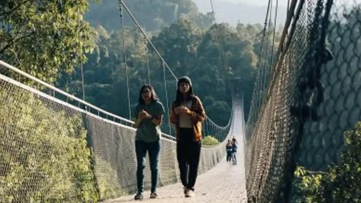 Daya Tarik Suspension Bridge Melemah, Kunjungan Wisatawan Anjlok 50 Persen