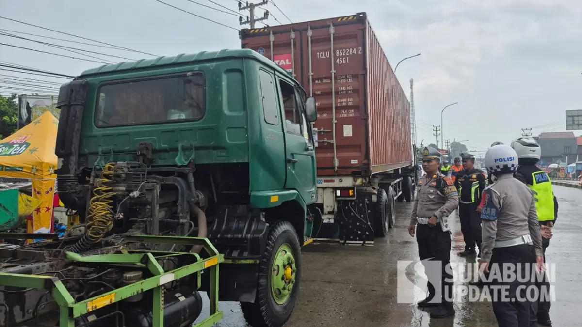 Nekat Melintas saat Arus Balik Lebaran, 35 Truk di Sukabumi Ditilang Polisi
