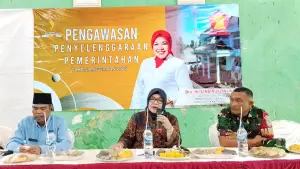 Kegiatan pengawasan Wakil Ketua Komisi II DPRD Provinsi Jabar, Lina Ruslinawati di Desa Bojonggaling, Kecamatan Bojonggenteng, Kabupaten Sukabumi. Sabtu (27/3/2026). (Sumber: Doktim)