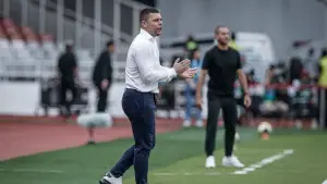 Alexander Dimitrov memimpin pertandingan Bulgaria menghadapi Kepulauan Solomon di FIFA Series 2026 (Sumber: Instagram/@team.bulgaria)