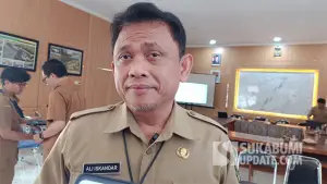 Kepala Dinas Pariwisata Kabupaten Sukabumi, Ali Iskandar. (Sumber : SU/Ilyas).