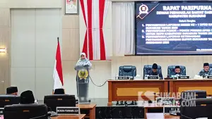 Ketua Fraksi PKS DPRD Kabupaten Sukabumi, Leni Liawati. (Sumber : SU/Ilyas).