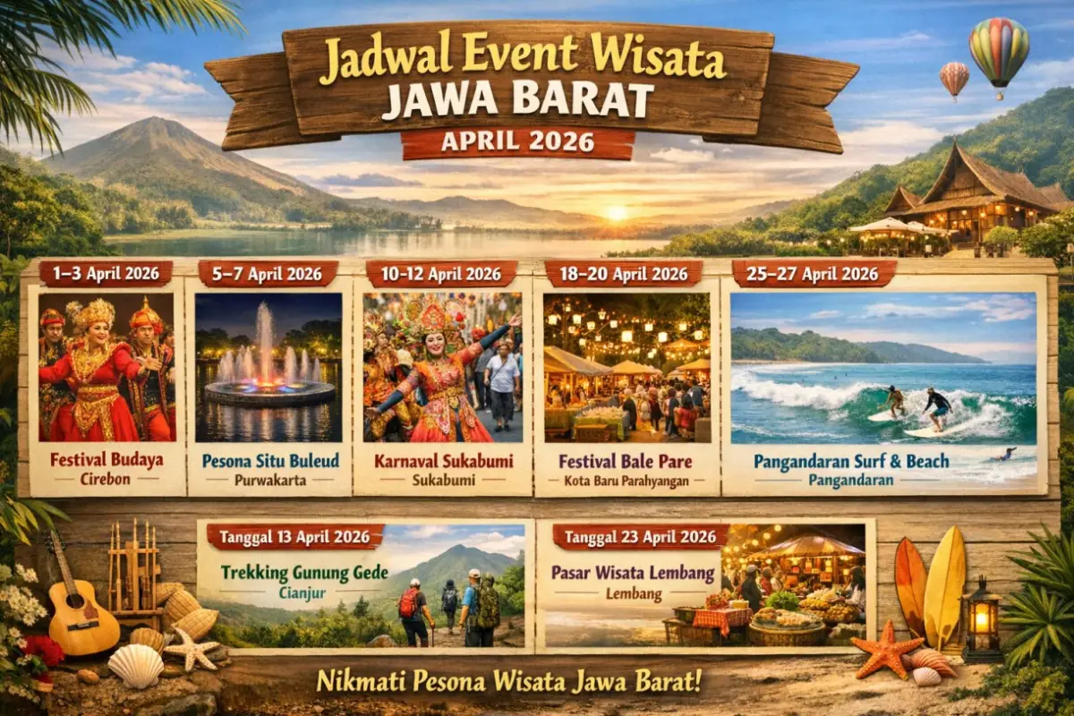 Banyak Acara Seru Termasuk di Sukabumi, Jadwal Event Jawa Barat April 2026