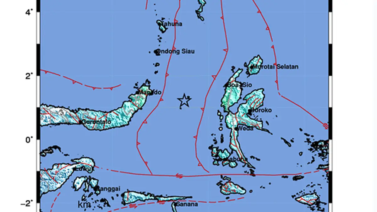 Gempa M 7,6 Guncang Bitung, Picu Kepanikan Warga dan Tsunami Kecil