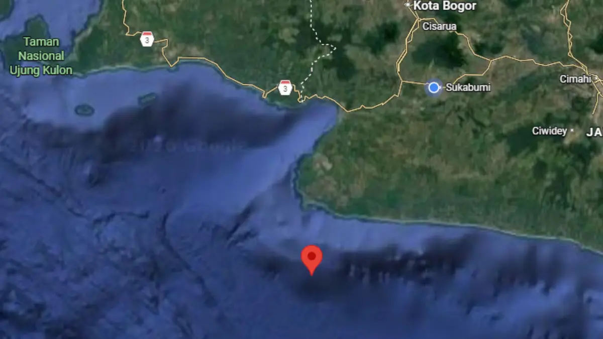 M4.5 Gempa Laut Sukabumi, BMKG: Ciracap dan Surade III MMI