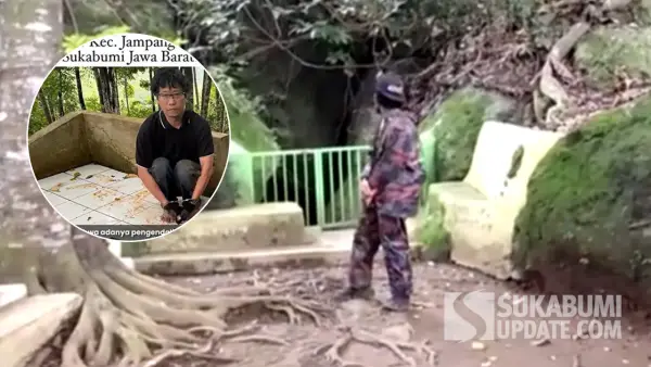 Lokasi petilasan Eyang Sembah Dalem di Caringin Kurung, Jampangkulon, Sukabumi yang diduga kuat menjadi tempat persembunyian sekaligus penangkapan Bandar Narkoba kelas kakap oleh Bareskrim Polri. (Sumber: Sukabumiupdate.com)