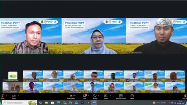 Distanhorti Jabar melalui BPTPH menggelar pelatihan Teknis POPT 2026. (Sumber : IG Distanhorti Jabar)