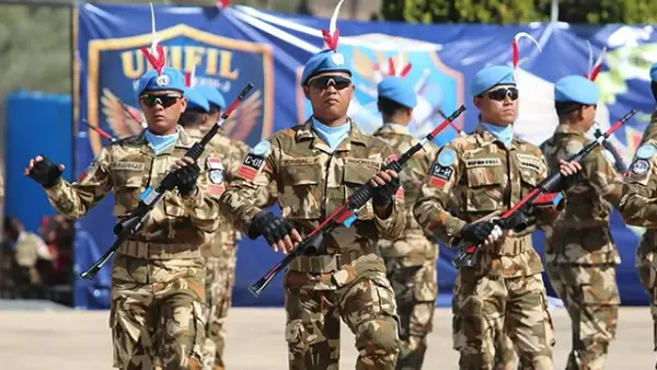 Satgas Yonmek TNI Kontingen Garuda XXIII-S/UNIFIL berhasil menyelesaikan enam bulan menjalankan misi perdamaian PBB di wilayah Lebanon Selatan. (Sumber : Instagram/@jurnalmiliter).