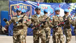 Satgas Yonmek TNI Kontingen Garuda XXIII-S/UNIFIL berhasil menyelesaikan enam bulan menjalankan misi perdamaian PBB di wilayah Lebanon Selatan. (Sumber : Instagram/@jurnalmiliter).