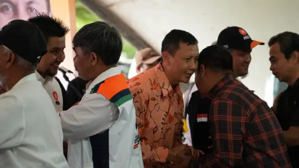 Anggota DPR RI Fraksi PKS, drh, Slamet, saat menghadiri halalbihalal PKS Sukabumi | Foto : Tim Adc