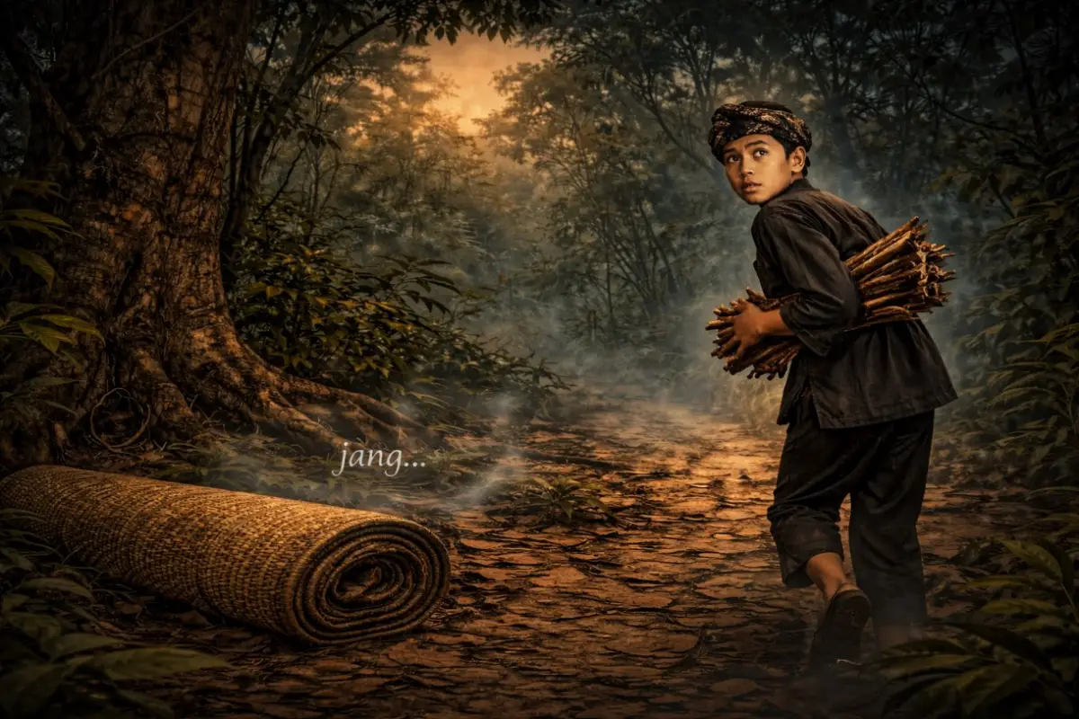 Sing Puriding Cerpen Sunda: Sandekala di Leuweung Hideung, Bagian ka 1