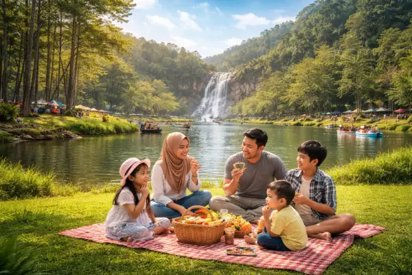 Ilustrasi -  Wisata Keluarga yang Murah Meriah di Sukabumi (Sumber : AI chatGPT)