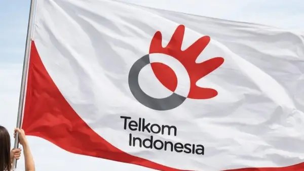 Ilustrasi AI, Logo PT Telkom Indonesia (Sumber: copilot)
