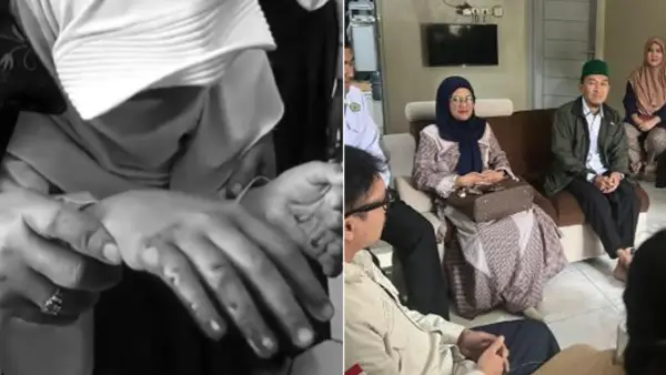 Insiden tangan siswi MI di Cirumput Sukabumi yang terluka akibat ompreng MBG yang tajam. (Sumber: Istimewa)