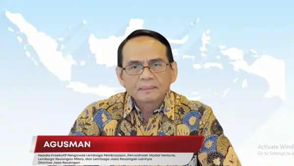 Agusman, Kepala Eksekutif Pengawas Lembaga Pembiayaan, Perusahaan Modal Ventura, Lembaga Keuangan Mikro, dan Lembaga Jasa Keuangan Lainnya OJK | Foto : Youtube OJK