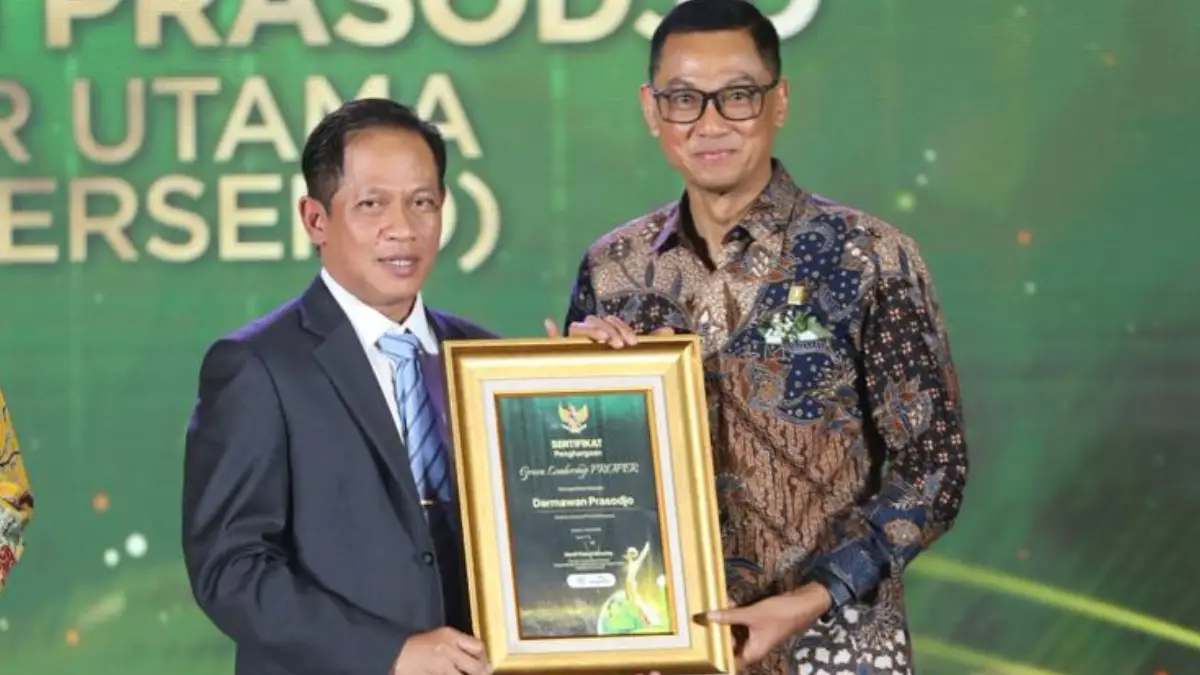 Darmawan Prasodjo Raih Penghargaan Green Leadership, PLN Borong 11 PROPER Emas KLH 2025