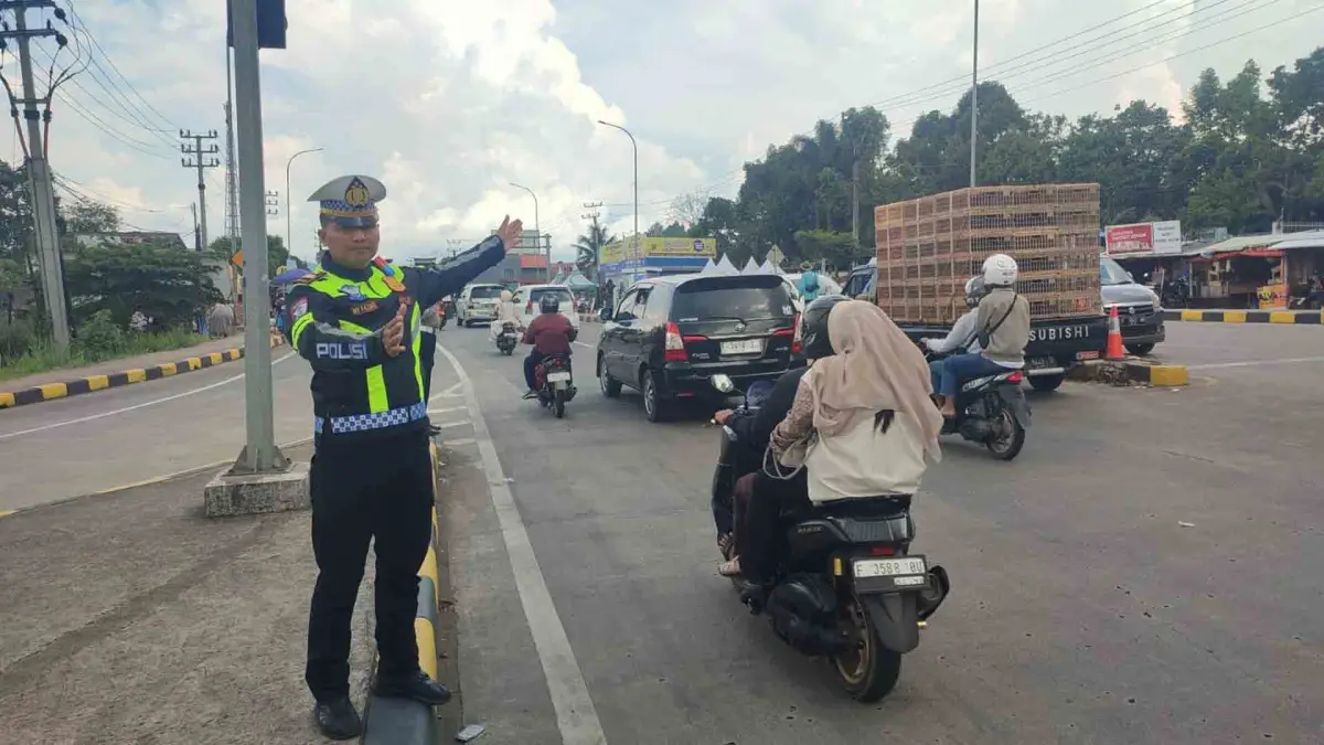 Imbas One Way di Puncak, Jalur Exit Tol Parungkuda Sukabumi Sempat Alami Kepadatan
