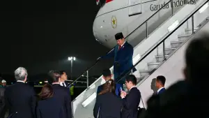 Presiden Prabowo Subianto tiba di Bandar Udara Haneda, Tokyo, Jepang pada Minggu, 29 Maret 2026.  Read more: https://setkab.go.id/presiden-prabowo-tiba-di-tokyo-awali-kunjungan-resmi-perdana-ke-jepang | Foto : setpres