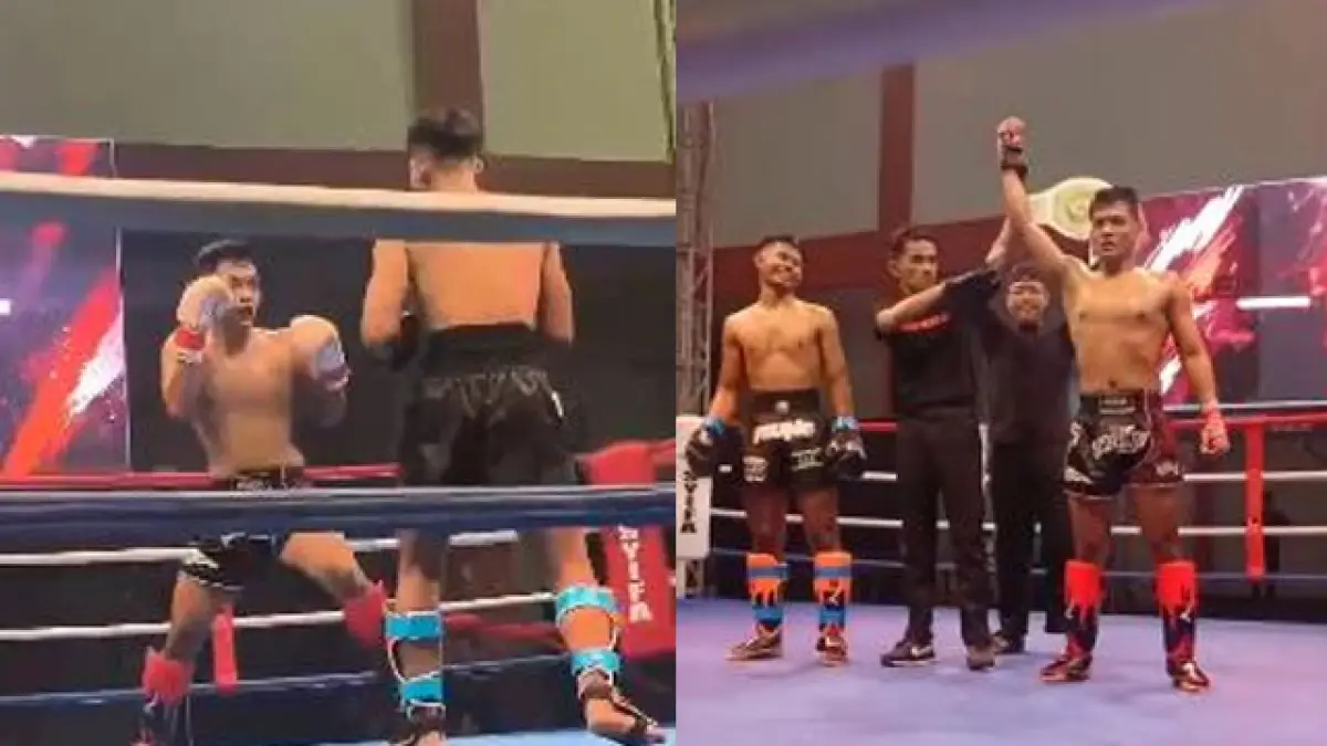 Mulki Al Khoeri Tumbangkan Juara PON di Laindel Combat Sport Vol 2, RIAP Sukabumi Tunjukkan Taring