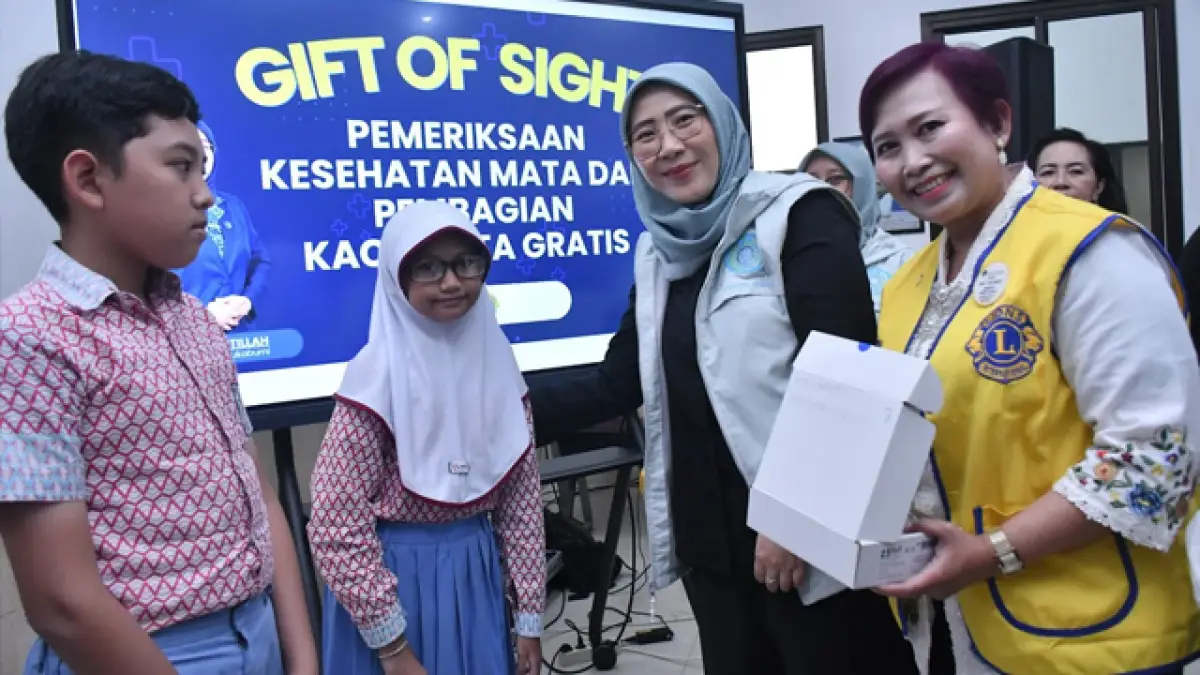 TP-PKK Kota Sukabumi Salurkan 1.000 Kacamata Gratis untuk Pelajar Lewat Program Gift of Sight