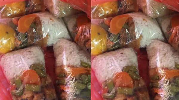 Paket MBG B3 yang diterima warga Pasiripis, Surade, Kabupaten Sukabumi. Senin (13/4/2026). (Sumber: Dok Warga)