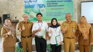 Distanhorti Jabar menggelar Pelatihan Smart Farming bagi Petani Angkatan I dan II. (Sumber : IG Distanhorti Jabar)