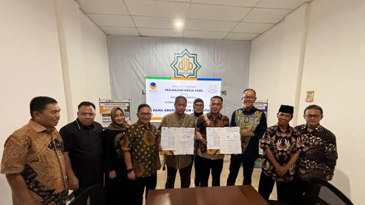 Kolaborasi LWDB dan NasDem Gorontalo Luncurkan Program Wakaf Dana Abadi