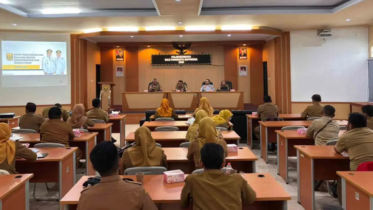 Kawal Visi Sukabumi Mubarakah, Bapperida Evaluasi Infrastruktur Triwulan I 2026