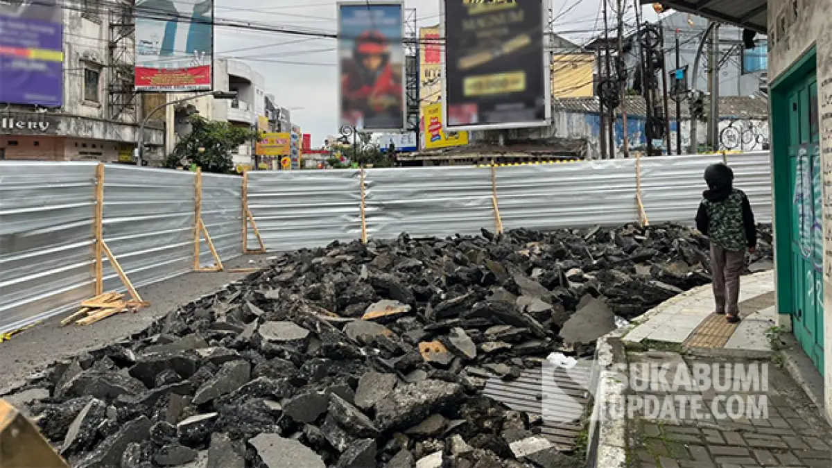 Dikebut Pemkot Sukabumi! Jalan Gudang Dibeton dengan Anggaran Rp1,22 Miliar