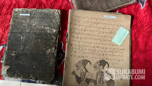 Kitab Patambaan Siliwangi di Museum Siliwangi Sukabumi berisi metode pengobatan tradisional Sunda | Foto : Sukabumiupdare/Turangga Anom