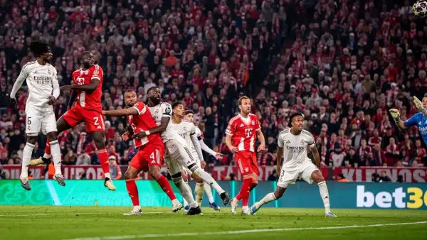 Aksi para pemain Bayern Munchen dan Real Madrid di leg kedua perempat final Liga Champions (Sumber: web/fcbayern.com)