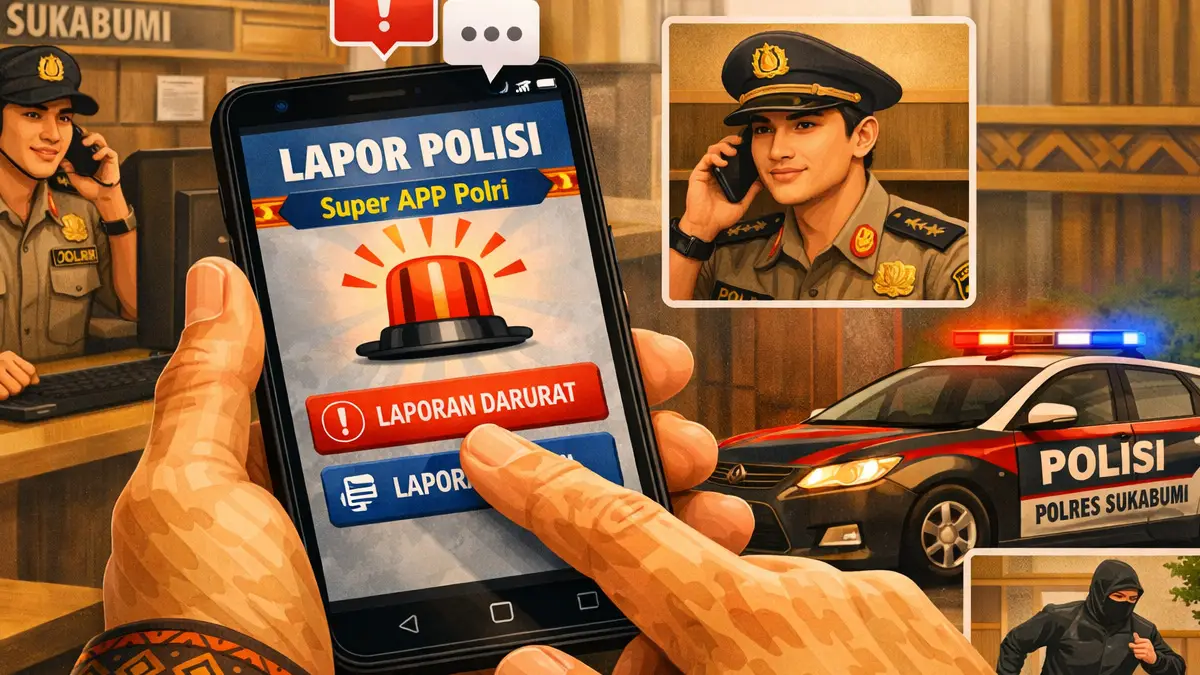 Cukup via Hp! Kini Lapor Polisi Tak Perlu Datang ke Kantornya, Ada Fitur Live Chat Petugas
