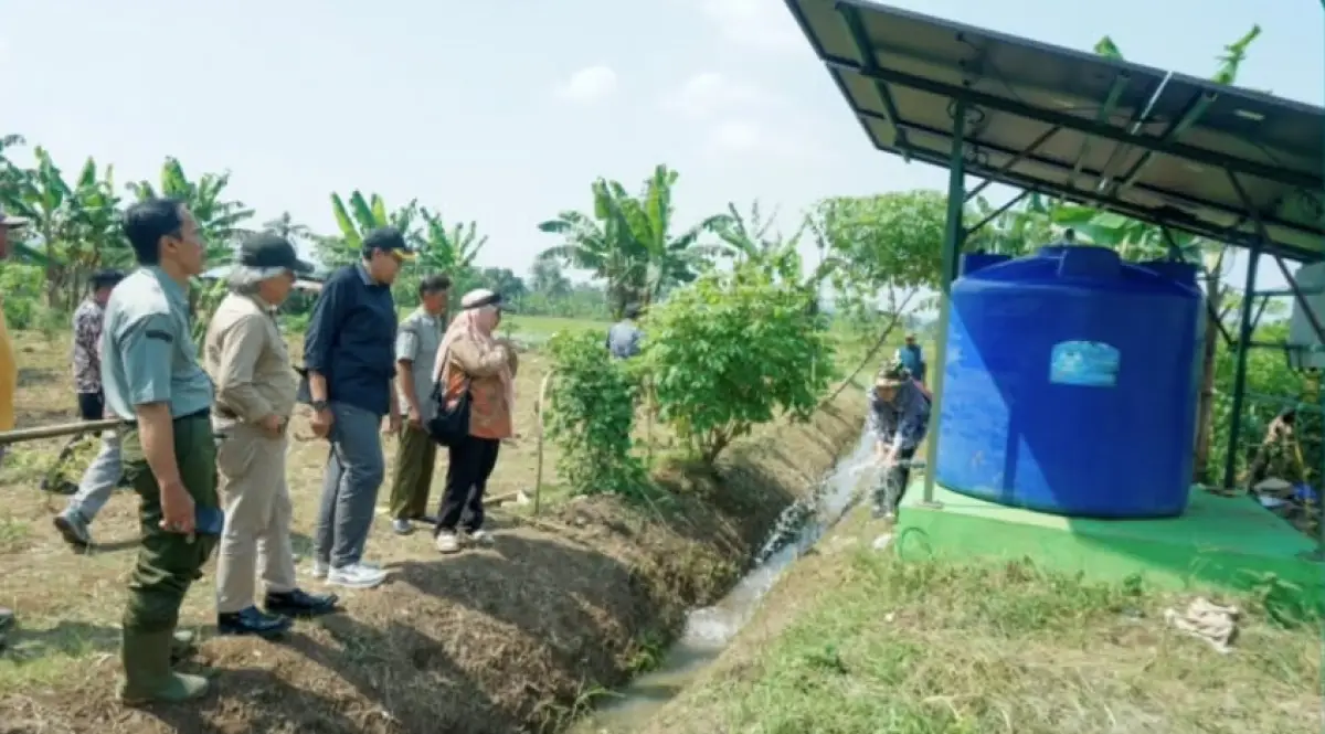 Distanhorti Jabar Cek Pompa Tenaga Surya di Cianjur, Pastikan Petani Aman dari Ancaman Kekeringan