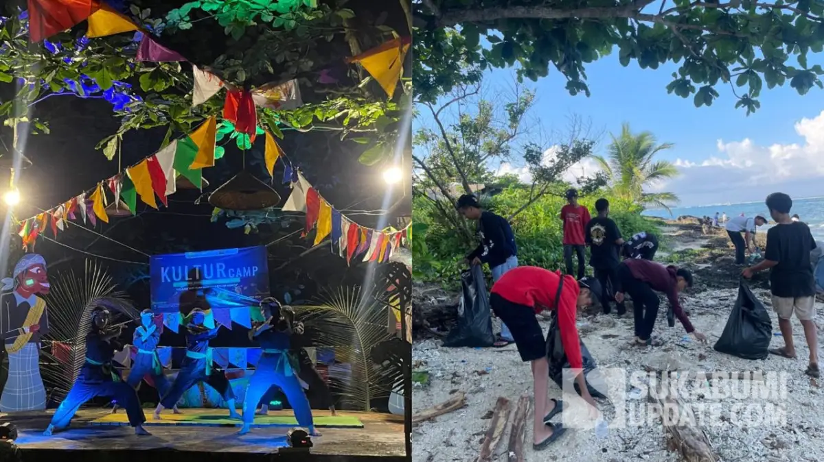Kultur Camp dan Aksi Bersih Pantai Cibuaya: Kolaborasi Jaga Lingkungan dan Budaya Pesisir Sukabumi