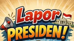 ilustrasi AI. Mantan ASN Sukabumi lapor presiden (Sumber: copilot)