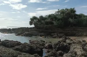 Pantai Taman Pandan salah satu pantai indah yang ada di kawasan Ujunggenteng, Sukabumi (Sumber : Gmaps/Ronnan Gaming)