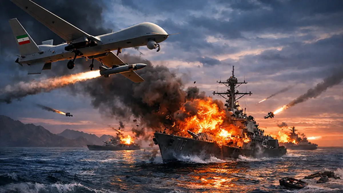 Iran Serang Balik Kapal AS Pakai Drone, Imbas Kapal Touska Ditembak di Teluk Oman