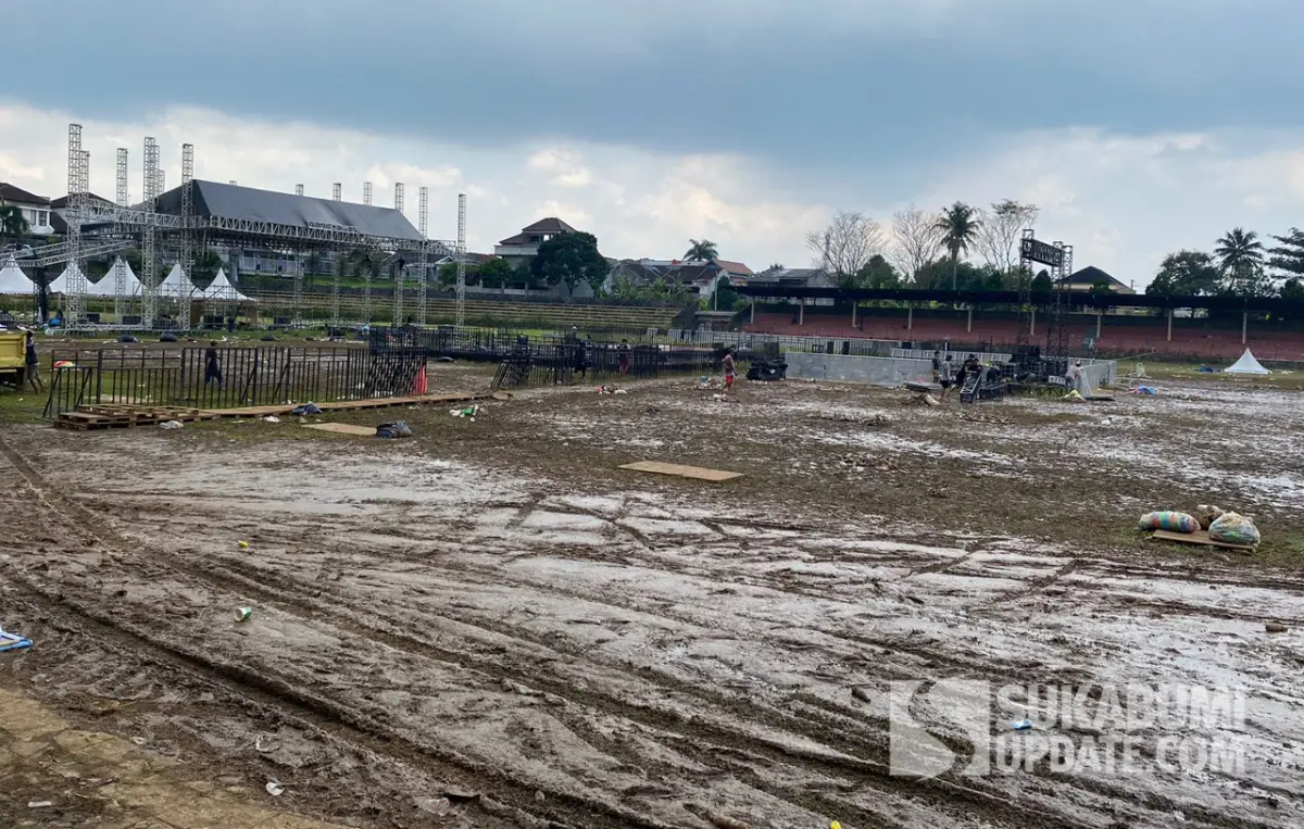 Stadion Suryakencana Rusak Usai Terambyar Fest, Penggunaan Venue di Sukabumi akan Dievaluasi