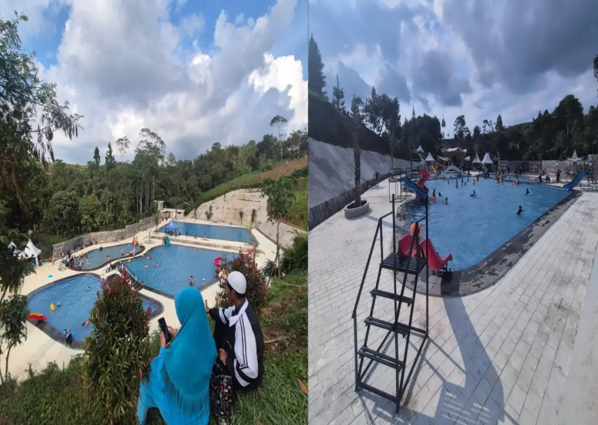 Kolam renang di Baitee Agrowisata