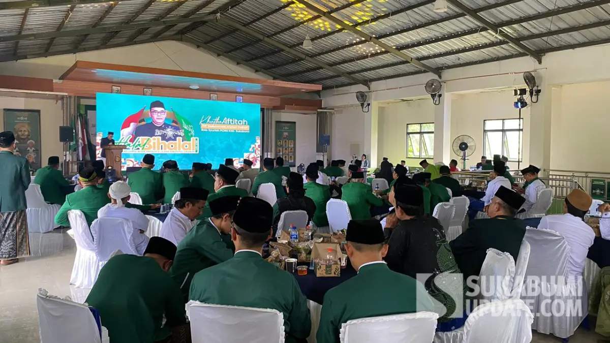 Halal bihalal PCNU Kabupaten Sukabumi.