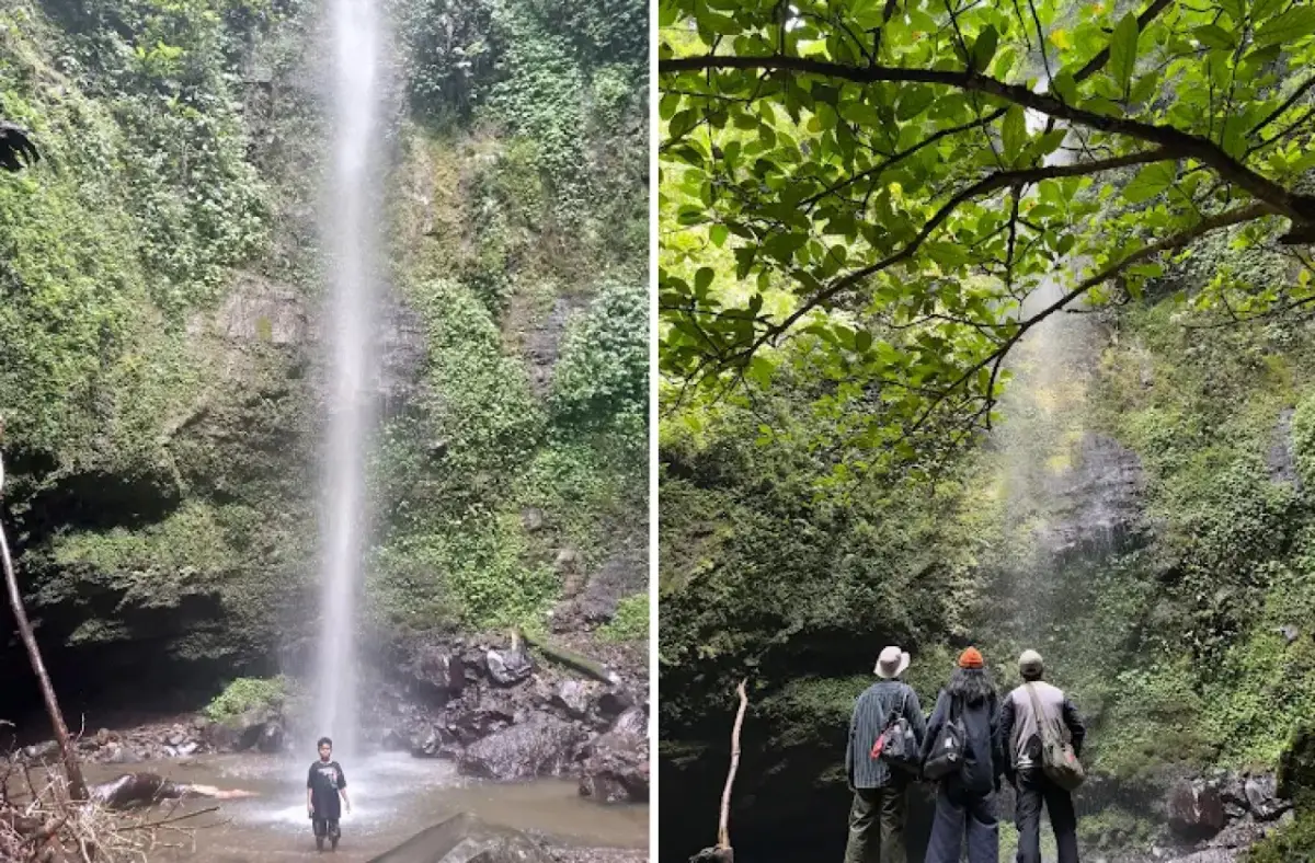 Curug Goong Surga Tersembunyi yang Masih Alami di Gekbrong Cianjur
