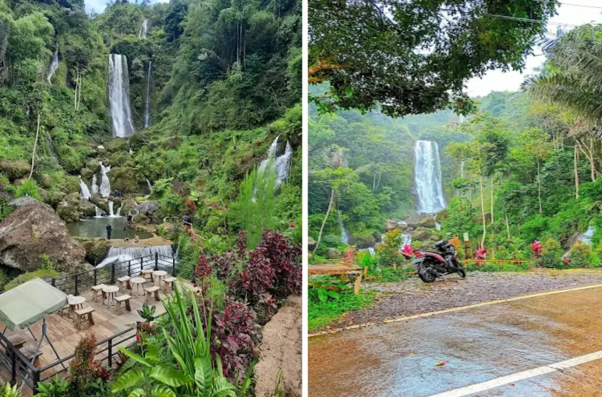 Nggak Perlu Jalan Jauh! Curug Cikurutug Cianjur Bisa Langsung Dinikmati dari Jalan