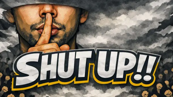 Ilustrasi. Spanduk Shut Viral KDM di GBLA viral (Sumber: copilot)