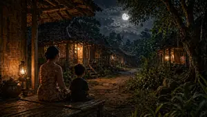 Ilustrasi - Mungkin sekarang kita sudah tidak lagi takut dengan pamali karena kita punya logika, punya penjelasan. Tapi ada satu hal yang tidak berubah yaitu niat di baliknya. (Sumber : AI chatGPT)