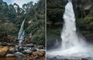 Curug Orok yang menjadi destinasi wisata favorit di Garut terutama untuk yang suka berpetualang (Sumber : Gmaps)