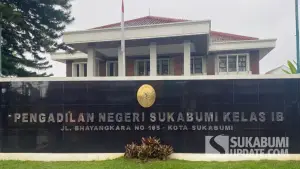 Pengadilan Negeri (PN) Sukabumi kelas IB. (Sumber: SU/Asep Awaludin)