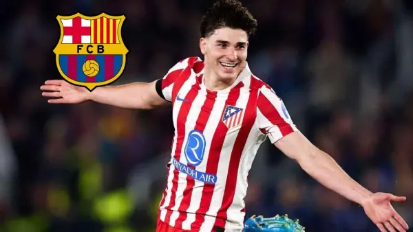 Barcelona berupaya mendatangkan Julian Alvarez dari Atletico Madrid ke Spotify Camp Nou (Sumber: web/espn.com)