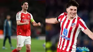 Arsenal akan menghadapi Atletico Madrid di leg pertama semifinal Liga Champions 2025/2026. (Sumber: Istimewa)